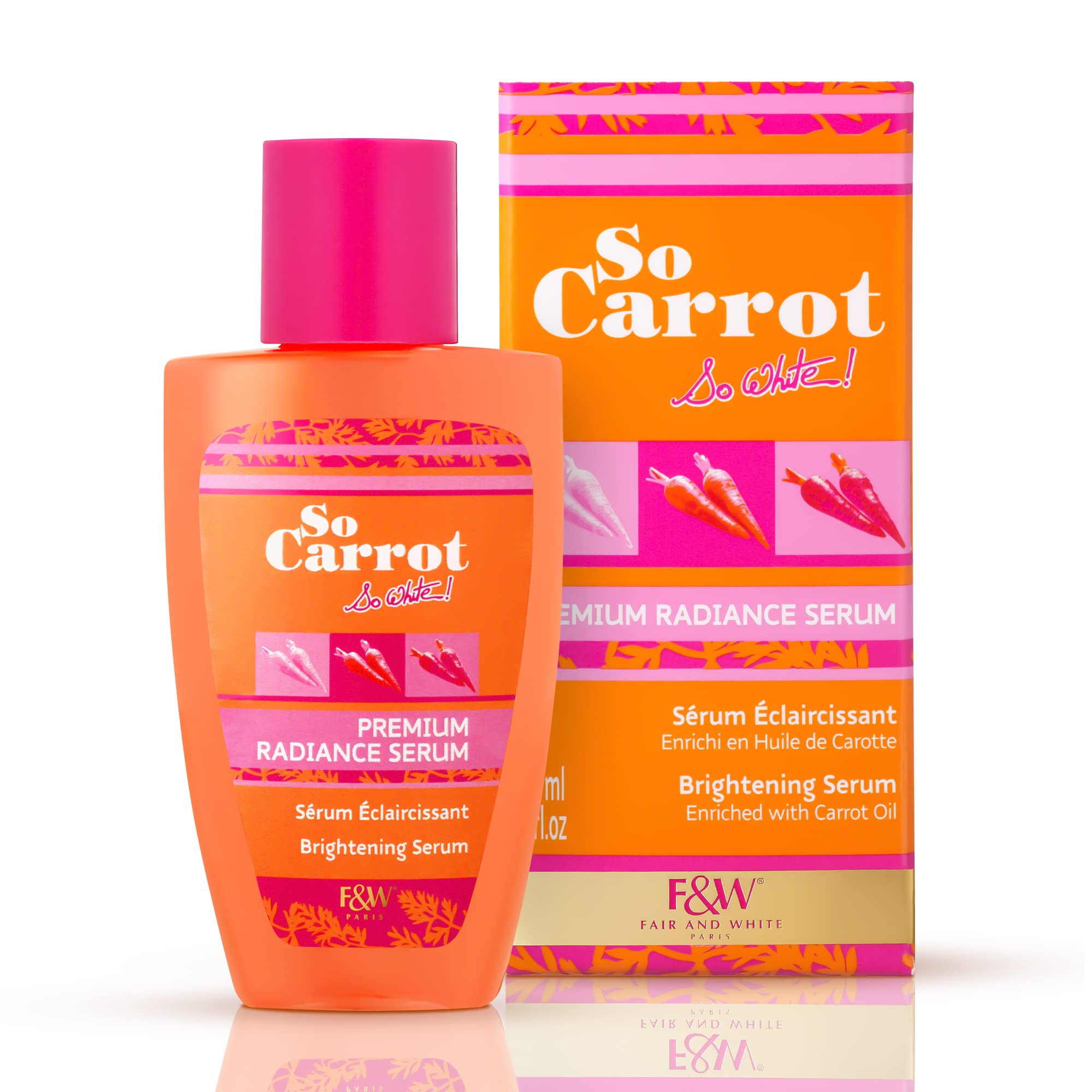 Amazon.com: Fair & White So Carrot Brightening Radiance Serum 30ml